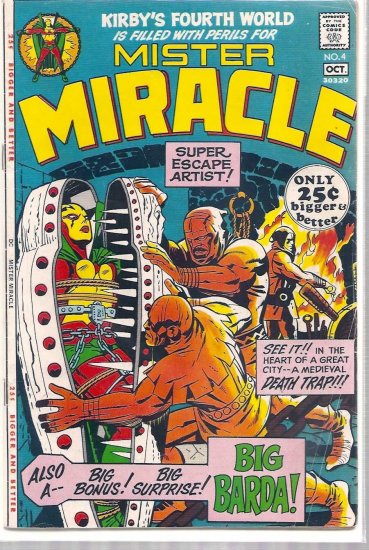 MISTER MIRACLE # 4, 4.5 VG +