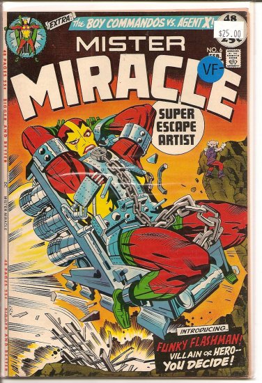 Mister Miracle # 6, 7.5 VF -