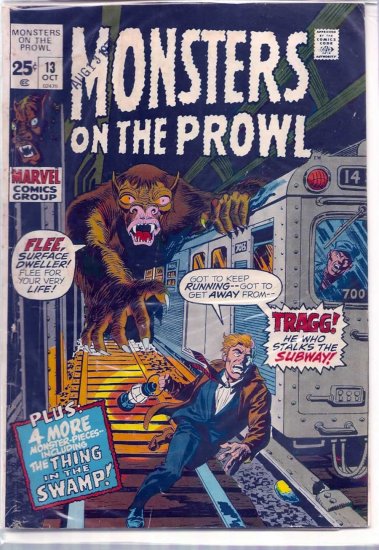 MONSTERS ON THE PROWL # 13, 4.0 VG
