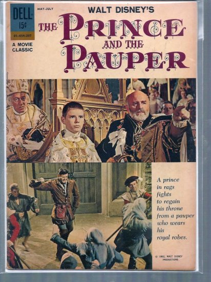 MOVIE CLASSICS THE PRINCE AND THE PAUPER # 1, 4.5 VG +