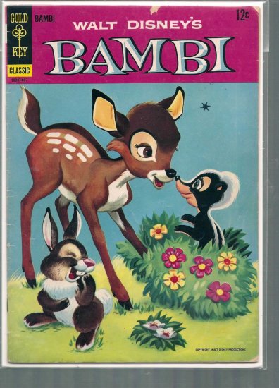 MOVIE COMICS BAMBI # 12, 4.0 VG