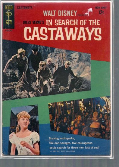 MOVIE COMICS IN SEARCH OF THE CASTAWAYS # 1, 4.5 VG +