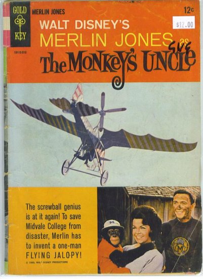 Movie Comics Merlin Jones Monkey's Uncle # 1, 4.5 VG +