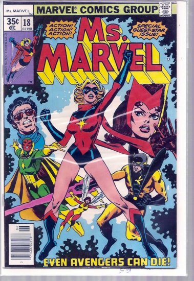 MS. MARVEL # 18, 4.5 VG +