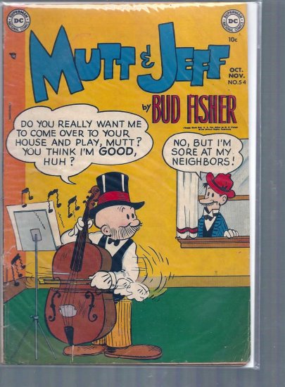 MUTT AND JEFF # 54, 2.5 GD +
