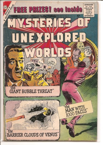 MYSTERIES OF UNEXPLORED WORLDS # 16, 3.0 GD/VG