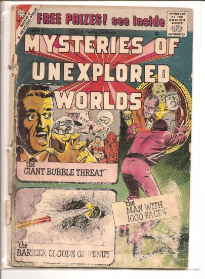 MYSTERIES OF UNEXPLORED WORLDS # 16, 1.0 FR