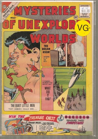 MYSTERIES OF UNEXPLORED WORLDS # 23, 3.5 VG -