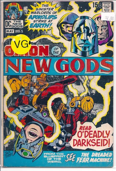 New Gods # 2, 4.5 VG +