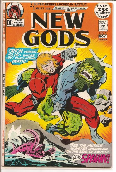 New Gods # 5, 4.0 VG