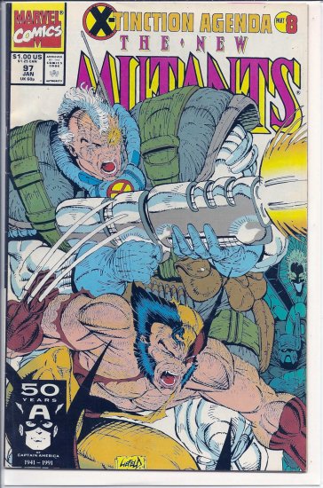 NEW MUTANTS # 97, 4.5 VG +