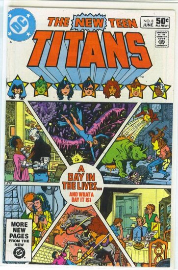New Teen Titans # 8, 9.2 NM -