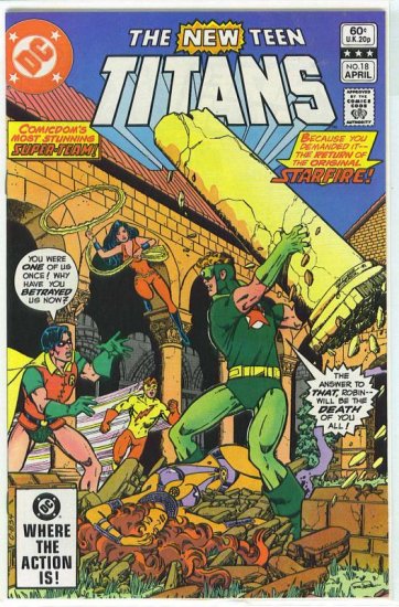 New Teen Titans # 18, 9.6 NM +