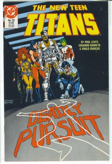 New Teen Titans # 32, 9.2 NM -