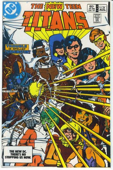 New Teen Titans # 34, 9.2 NM -