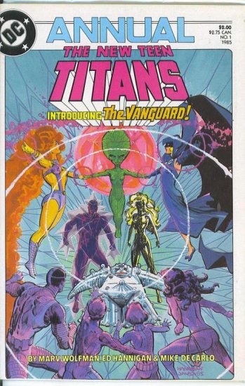 New Teen Titans Annual # 1, 9.2 NM -