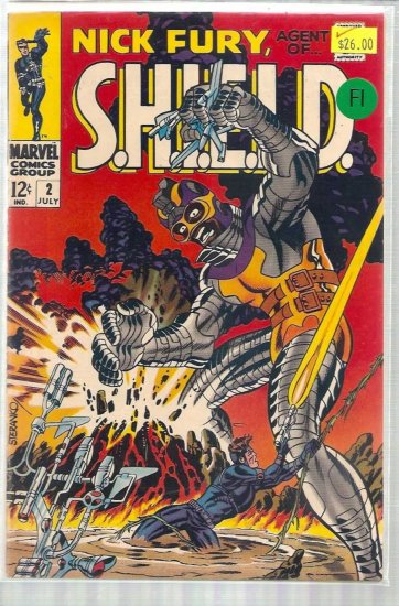 NICK FURY, AGENT OF S.H.I.E.L.D. # 2, 6.0 FN