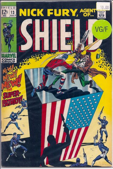 Nick Fury, Agent of SHIELD # 13, 5.0 VG/FN