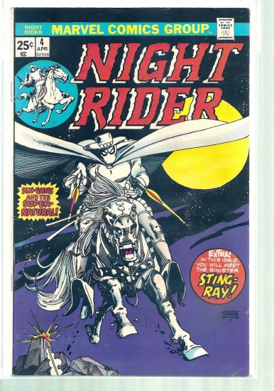 NIGHT RIDER # 4, 4.5 VG +