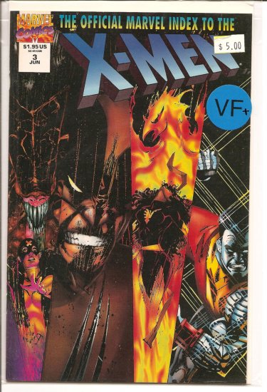 Official Marvel Index to The X-Men # 3, 8.5 VF +