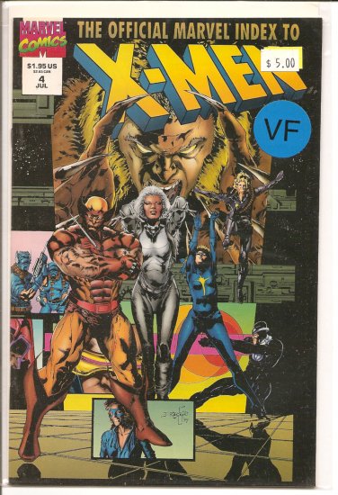 Official Marvel Index to The X-Men # 4, 8.0 VF