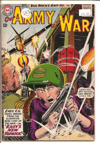 Our Army At War # 142, 3.5 VG -