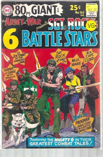 OUR ARMY AT WAR # 164, 4.5 VG +