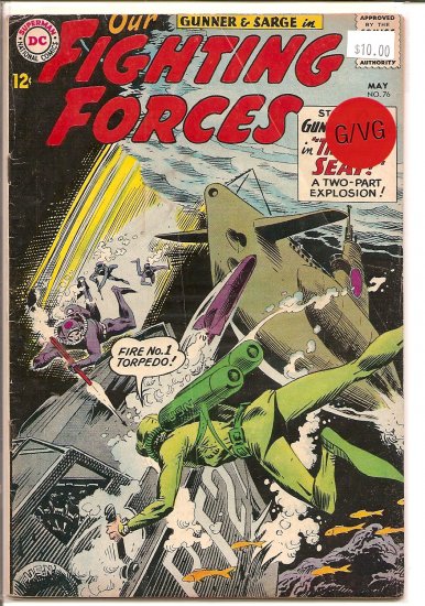 Our Fighting Forces # 76, 3.0 GD/VG