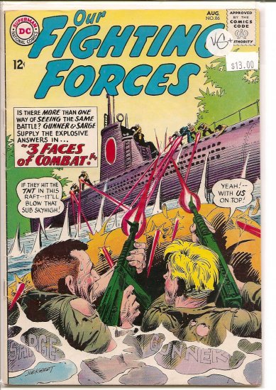 Our Fighting Forces # 86, 4.5 VG +