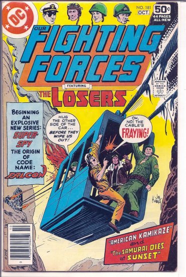 OUR FIGHTING FORCES # 181, 4.5 VG +