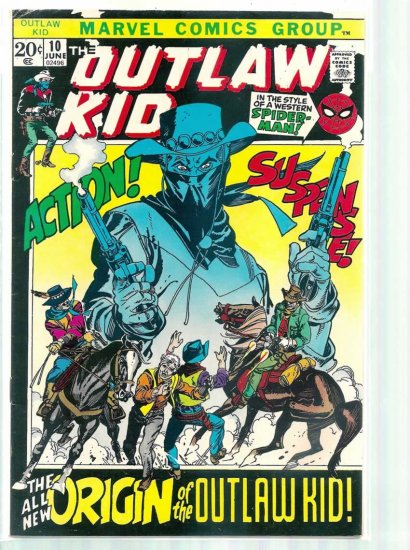 OUTLAW KID # 10, 4.5 VG +