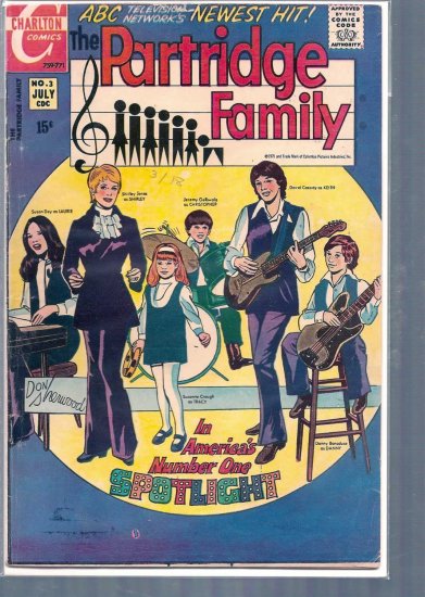 Partridge Family # 3, 4.5 VG +