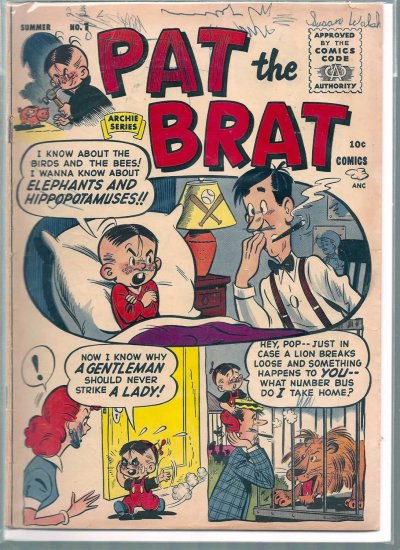 PAT THE BRAT # 1, 1.5 FR/GD