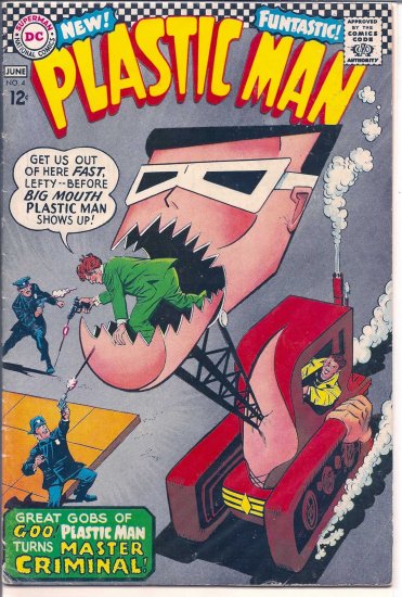 PLASTIC MAN # 4, 4.0 VG