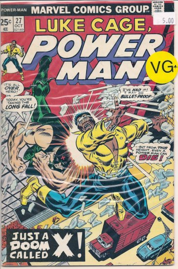 Power Man # 27, 4.5 VG +