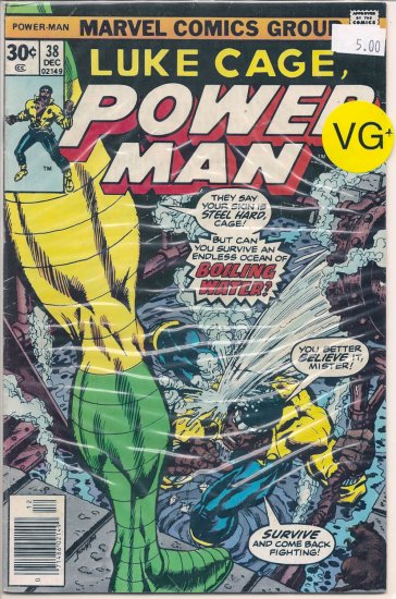 Power Man # 38, 4.5 VG +