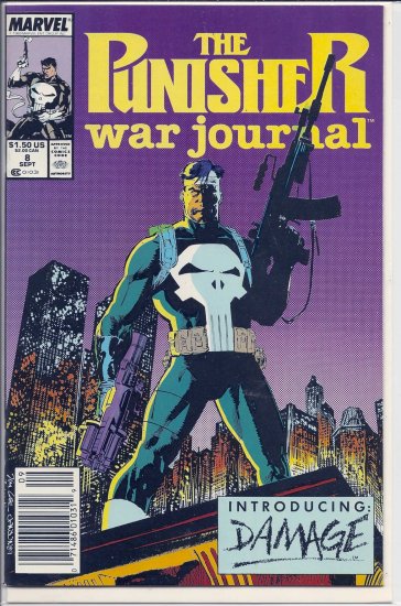 PUNISHER WAR JOURNAL # 8, 9.0 VF/NM