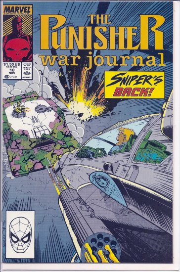PUNISHER WAR JOURNAL # 10, 9.0 VF/NM