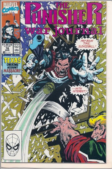 PUNISHER WAR JOURNAL # 16, 9.2 NM -
