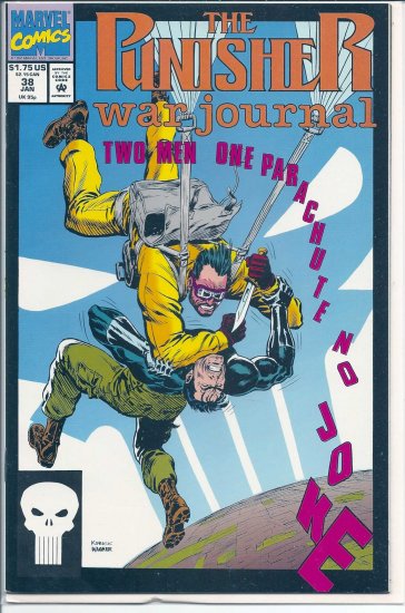 PUNISHER WAR JOURNAL # 38, 9.2 NM -