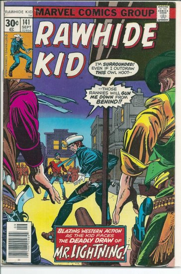 RAWHIDE KID # 141, 4.5 VG +