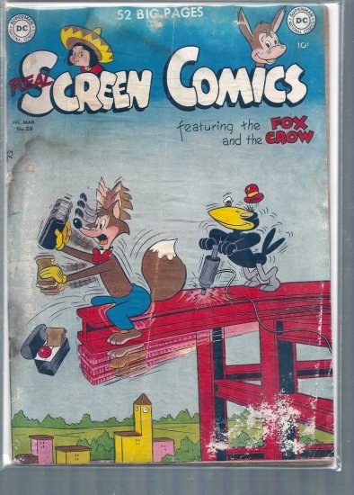 REAL SCREEN COMICS # 28, 1.5 FR/GD