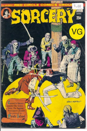 Red Circle Sorcery # 10, 4.0 VG