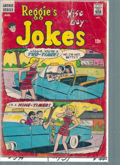 REGGIE'S WISE GUY JOKES # 1, 2.5 GD +