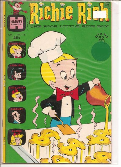 Richie Rich # 115, 4.5 VG +