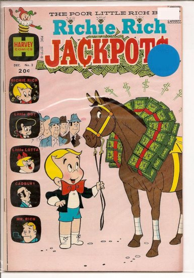 Richie Rich Jackpots # 2, 7.5 VF -