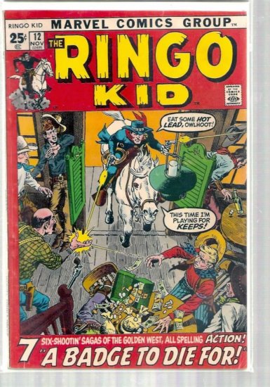 RINGO KID # 12, 4.5 VG +