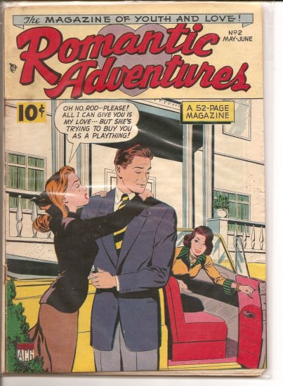 Romantic Adventures # 2, 3.5 VG -