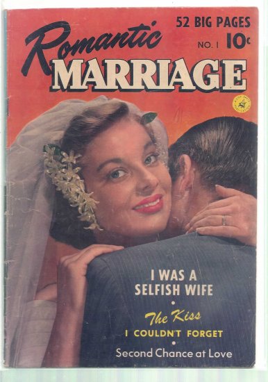 ROMANTIC MARRIAGE # 1, 3.0 GD/VG