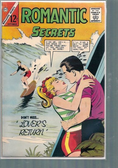 ROMANTIC SECRETS # 51, 4.5 VG +